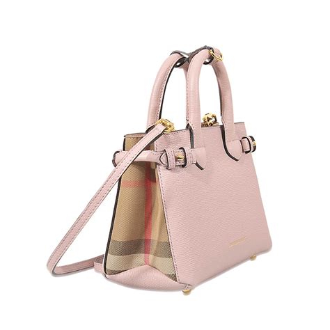 burberry pastel pink plaid satchel|burberry leather wallet.